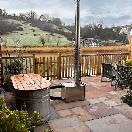 Calstock Viaduct River View & Outdoor Bath - Couples Retreat מראה חיצוני תמונה